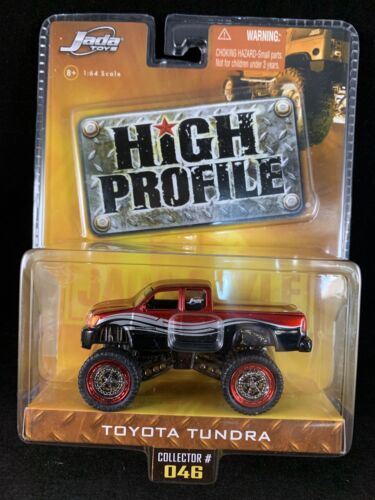 • 2006 JADA TOYS HIGH PROFILE • WAVE 4 #046 • RED BLACK TOYOTA TUNDRA • RARE - Picture 2 of 7
