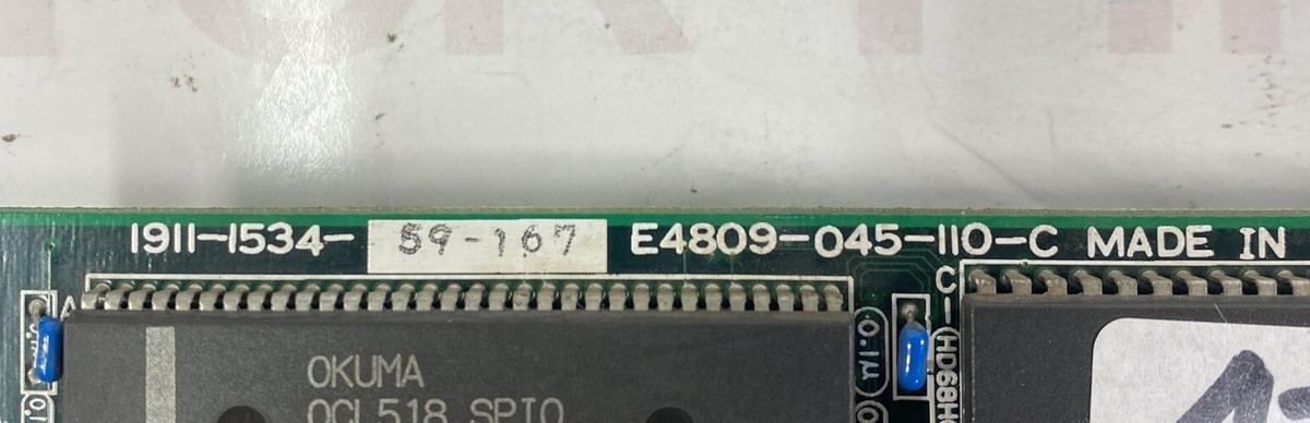 OKUMA E4809-045-110-C CIRCUIT BOARD E4809045110C OVERNIGHT