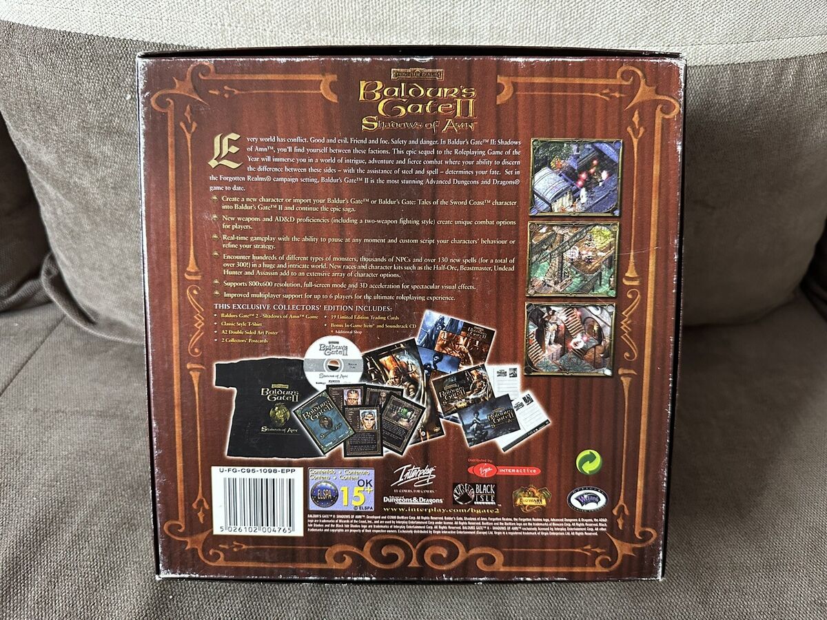Baldur's Gate II: Shadows Of Amn - EU Big Box Limited Baldur's Gate II: Shadows Of Amn - EU Big Box Limited