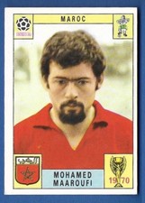 FIGURINA CALCIATORI PANINI MEXICO 70 - RECUPERO - MAAUROUFI - MAROC