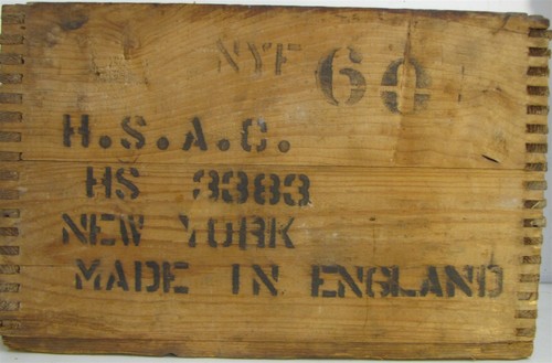 Imperial Champion Ind. Tougue & Grove 12 Guage Ammo Wooden Box Made in England - Bild 4 von 7