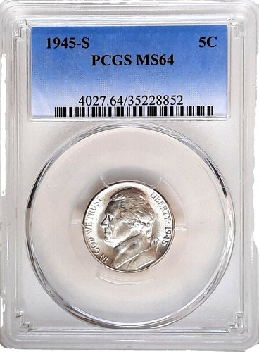 1945-S 5C Jefferson Nickel PCGS MS66+ 35722190 | eBay