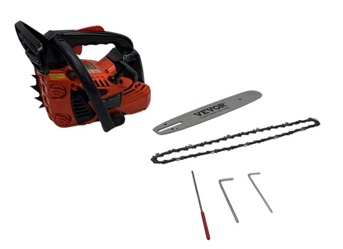 VEVOR Benzin Kettensäge Motorsäge 25,4 CC, 30 cm Schwertlänge, 1,2 PS