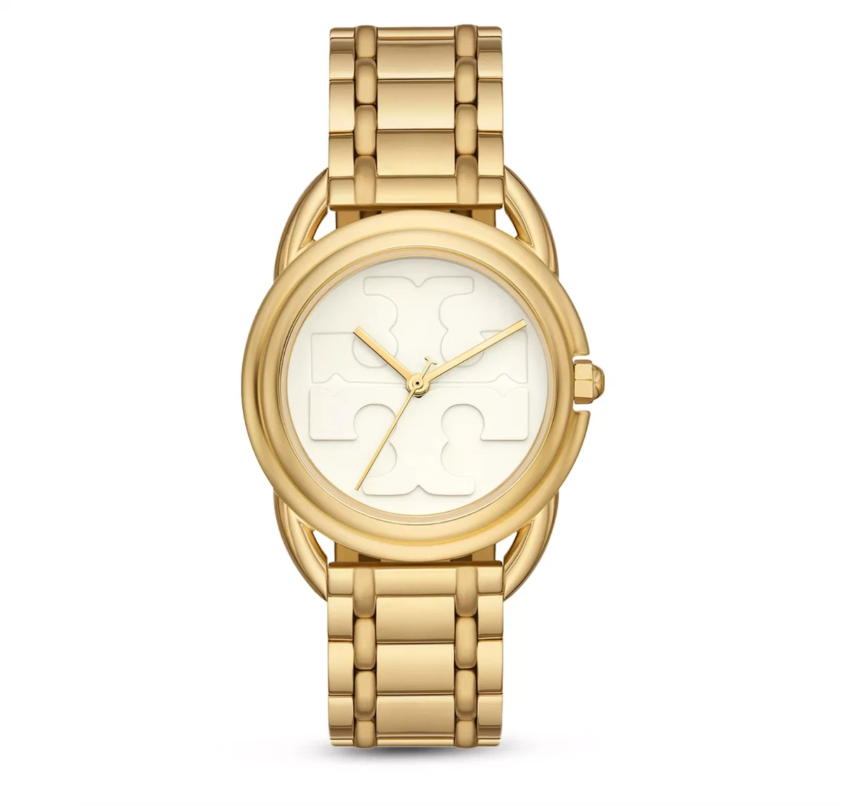 TORY BURCH THE MILLER TBW7220 GOLD STAINLESS STEEL LADIES WATCH 32 MM BRAND NEW