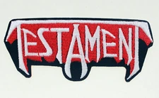Testament Patch Iron On Thrash Metal Band