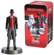 Marvel Heavyweights Deadpool Groom 1:18 Metal Statue in Tin Box