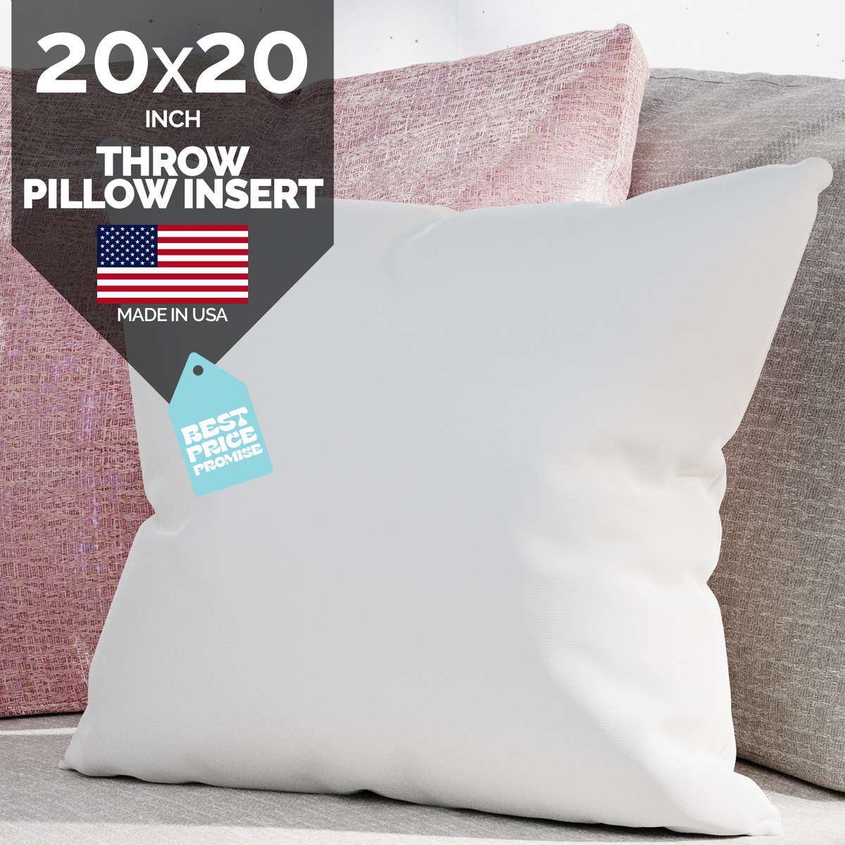 Bed Pillows Euro Size Pillow Inserts 20x20 Discount Pillow Factory