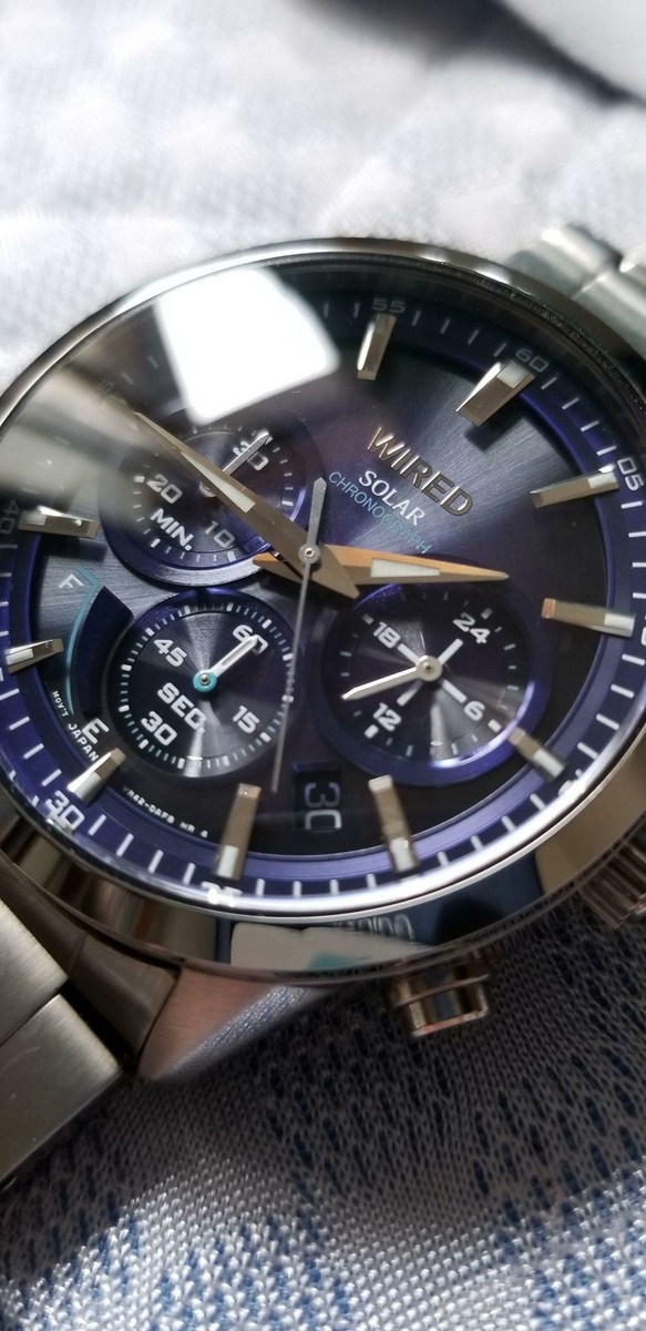 SEIKO WIRED VR42-0AA0 Chronograph Quartz (Solar) Men's