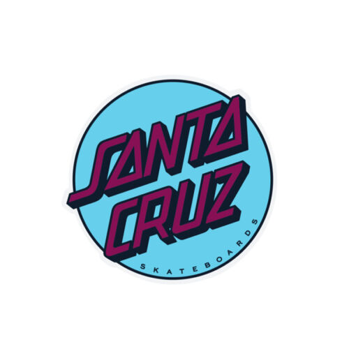 3" Santa Cruz Classic Other Dot Blue Purple Skateboard Surf Sticker Decal New - Picture 1 of 1