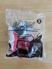 McDonald's Snoopy Happy Meal Toy 5 Masked Marvel New 2018 Unopened