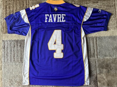 2010 Brett Favre Minnesota Vikings Home Jersey 50 Year Patch