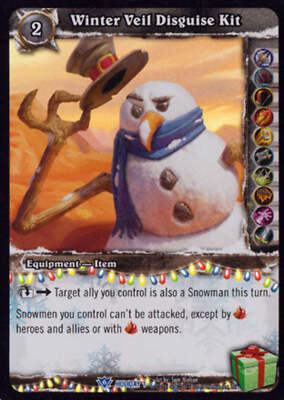 World of Warcraft TCG Winter Veil Disguise Kit (Foil) - Promo Cards
