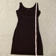 Ladies Black Slip Dress Assets By Sara Blakely XL Tight Slip Dress