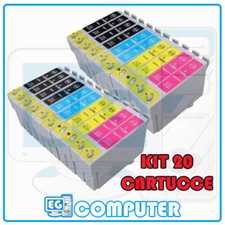 KIT 20 CARTUCCE PER EPSON XP30 XP102 XP202 XP205 XP302 XP305 XP402 XP405 XP30