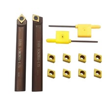 S10X-SCACR06-L75+S10X-SCMCN06-L75 Lather Turning Tool Holder + CCMT060204 Insert