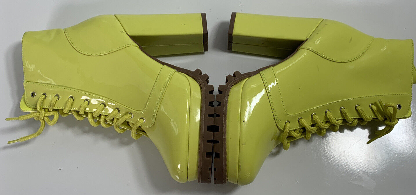 Cape Robbin Shiny Neon Yellow Platform Ankle Boot… - image 6