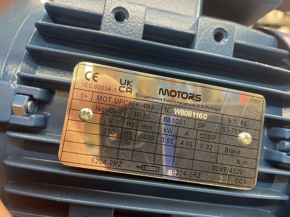 0.55kw single phase electric motor flange and foot mount 1400 rpm eBay