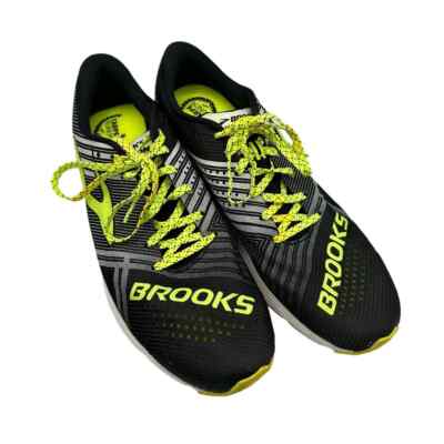 Brooks Hyperion Mens Running Shoes Lime Black Size 11