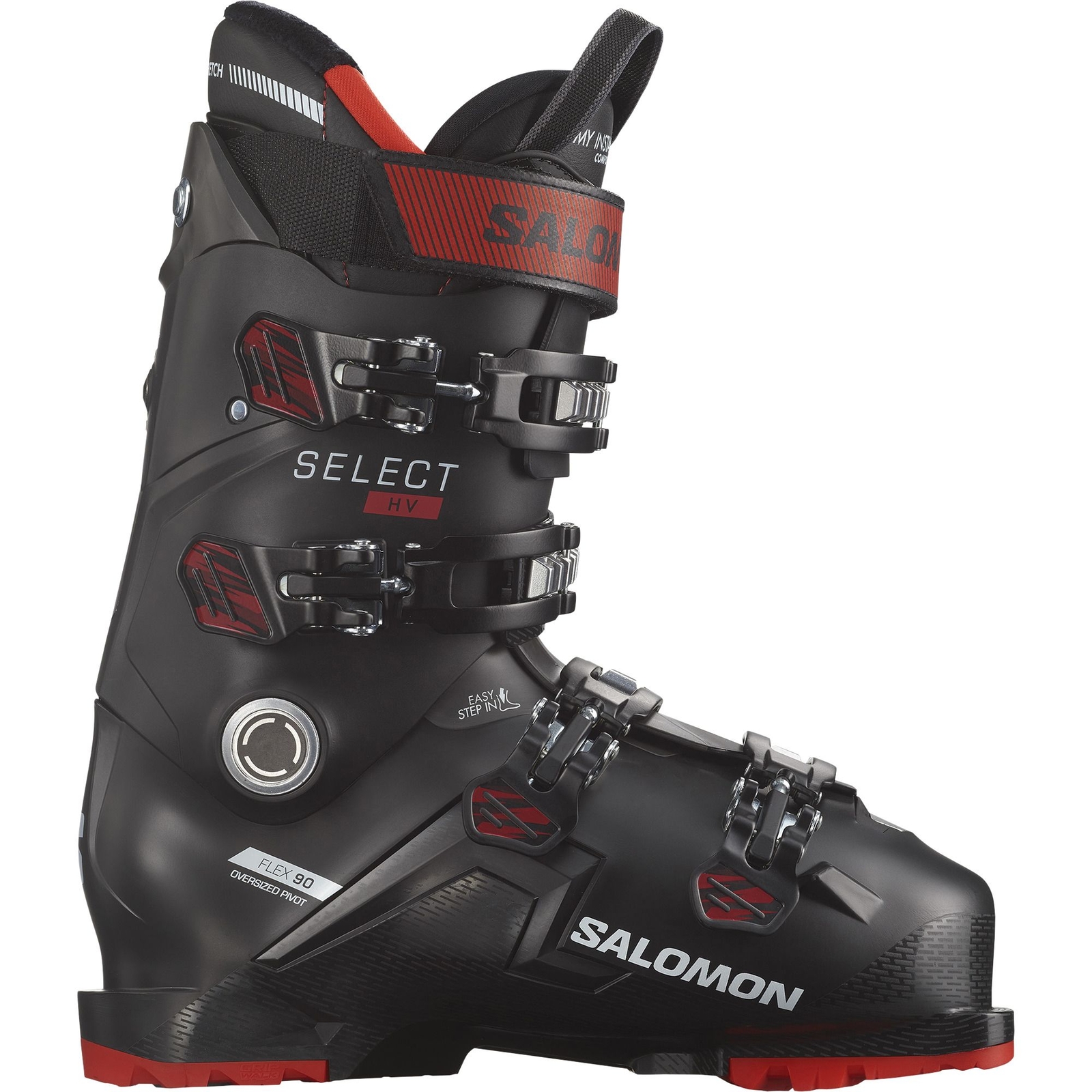 Salomon Select HV 90 Scarponi da Sci On Pista Uomo Nero Rosso Beluga M26 26.5 MY25