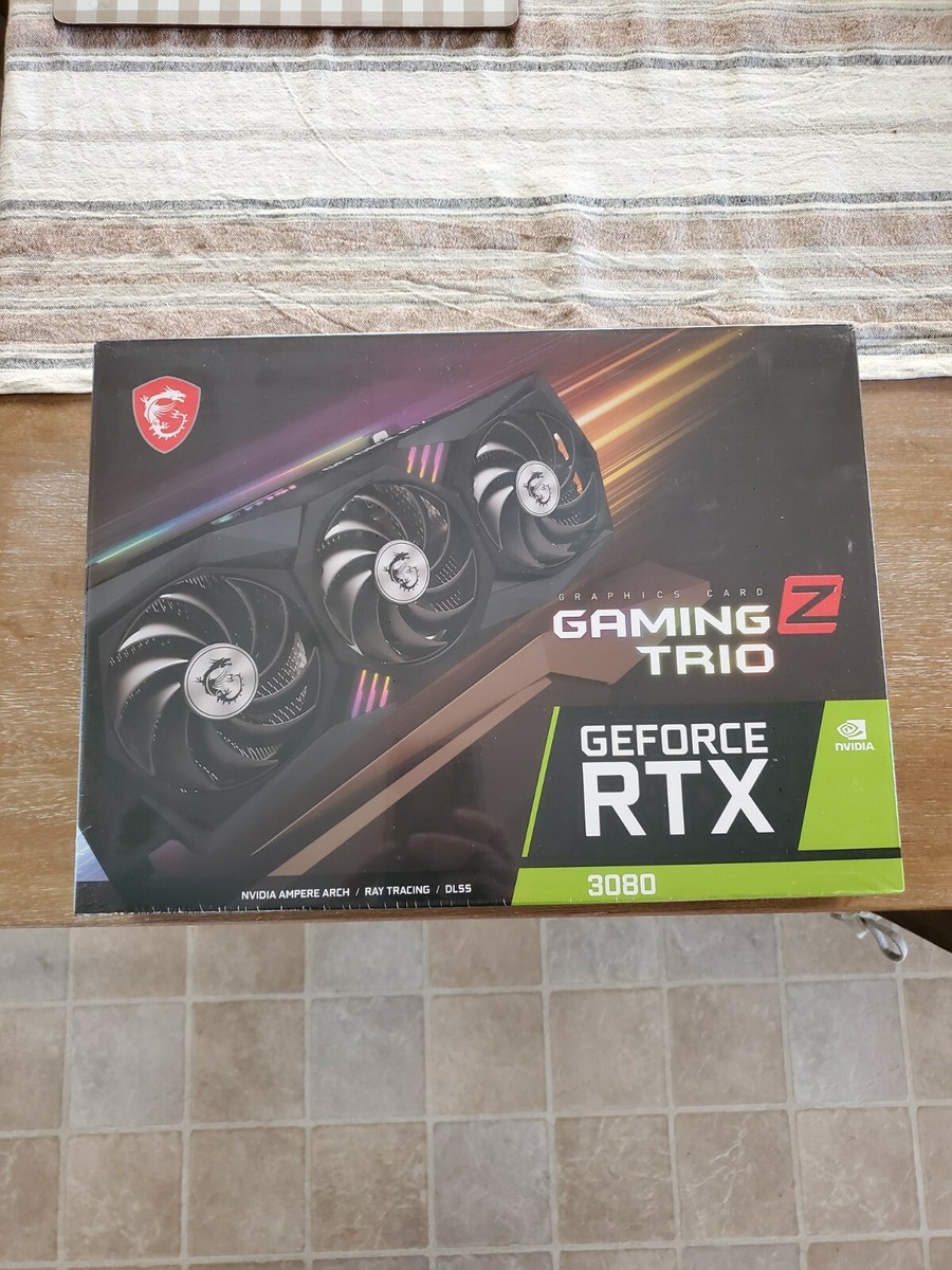 【新品未使用】GeForce RTX3080 GAMING X TRIO 10G GeForce RTX™ 3080 GAMING X TRIO 10G