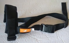 Dog Head Collar Halter Muzzle Lead XL Black Nylon Padded Muzzle