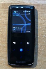 Samsung YP-S3J 4gb mp3 player black with charging/speaker base YA-SD205
