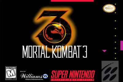 Mortal Kombat 3 Super Nintendo SNES BOX ART Premium POSTER MADE IN