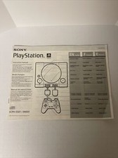 PlayStation 1 PS one Instruction Manual - Console SCPH-9001/94010 - MANUAL ONLY