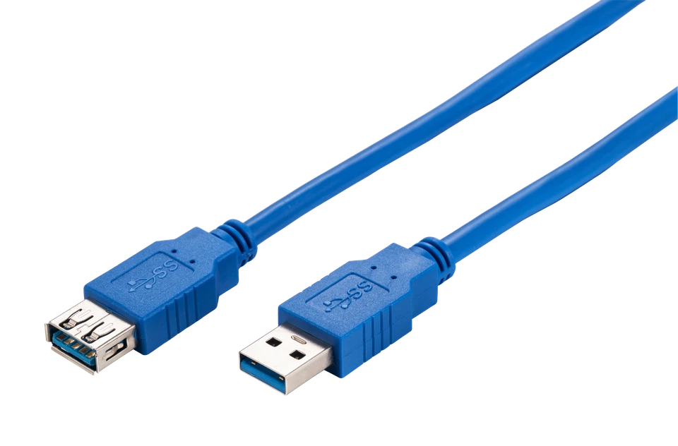 USB 3.0 Extension Cable Blue AM to AF Super Speed EXT Cord 3-15ft Multi-Pack LOT - Image 2 of 4