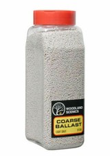 Woodland Scenics New 2024 Light Gray Coarse Ballast Any Scale 32oz B1388