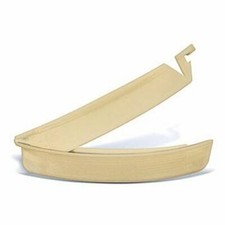 DuoLock Curved Tail Closure Clamp Flexible Plastic Tan, Box of 10