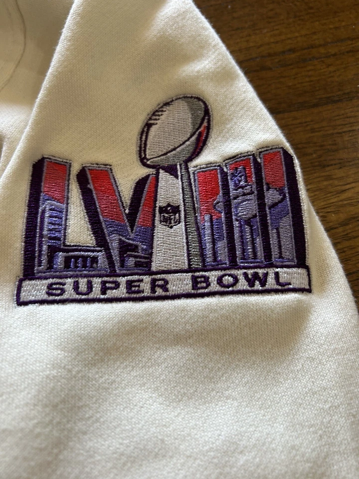Sudadera con Capucha Superbowl 58 Las Vegas “Starter” Crema/Arena Talla XL Nueva RARA Foto 3 de 4
