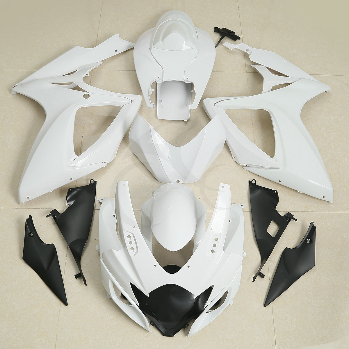 Unpainted Injection Fairing Bodywork Fit For Suzuki GSX-R GSXR 600 750 2006-2007 image