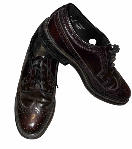 靴 FLORSHEIM Wing Tip Shoes 1988s US10.5D FLORSHEIM Wing Tip Shoes 1988s US10.5D