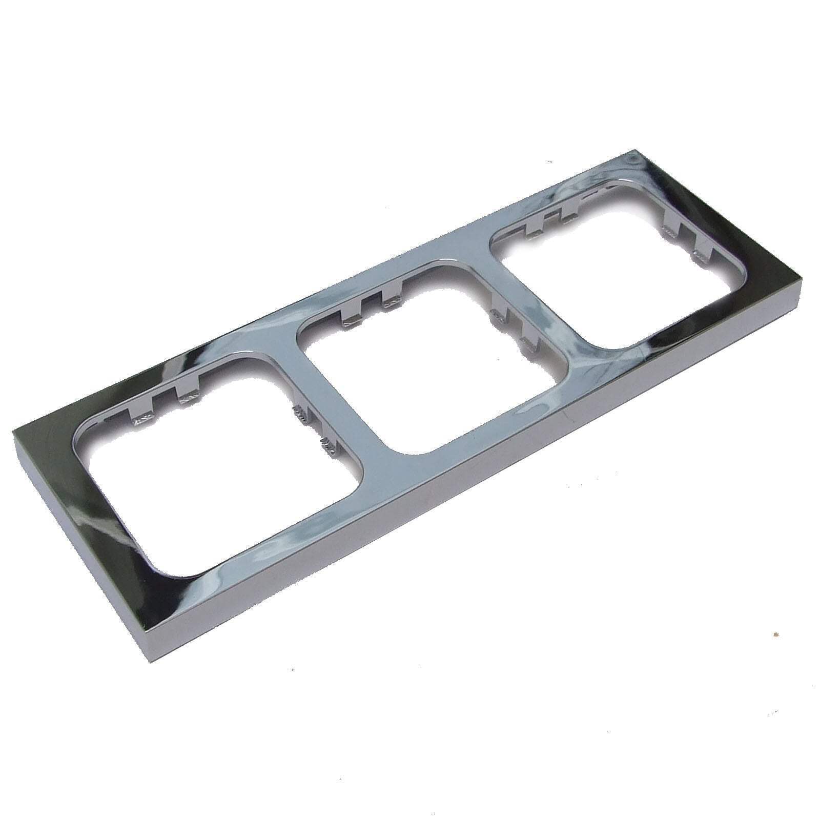 C-Line CG Range 3 way high gloss faceplate Chrome Caravan Motorhome Boat Camper