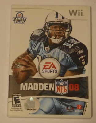 Madden NFL 08 Madden NFL 09 All Play Madden NFL 10 Wii 3 game lot | eBay