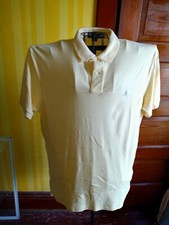 Polo Ralph Lauren Yellow Collared Shirt w/ Grey Pony Rider Large