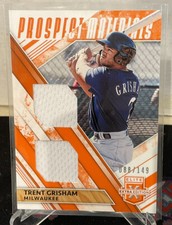 2019 Panini Elite Extra Edition Trent Grisham Prospect Materials Jersey /149