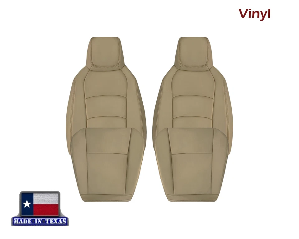 Fundas de asiento bronceadas 2009 2011 para Ford E‐350/E‐450 Econoline Van reposabrazos delantero vinilo Foto 2 de 4