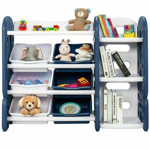 Blue Bookcases for Children