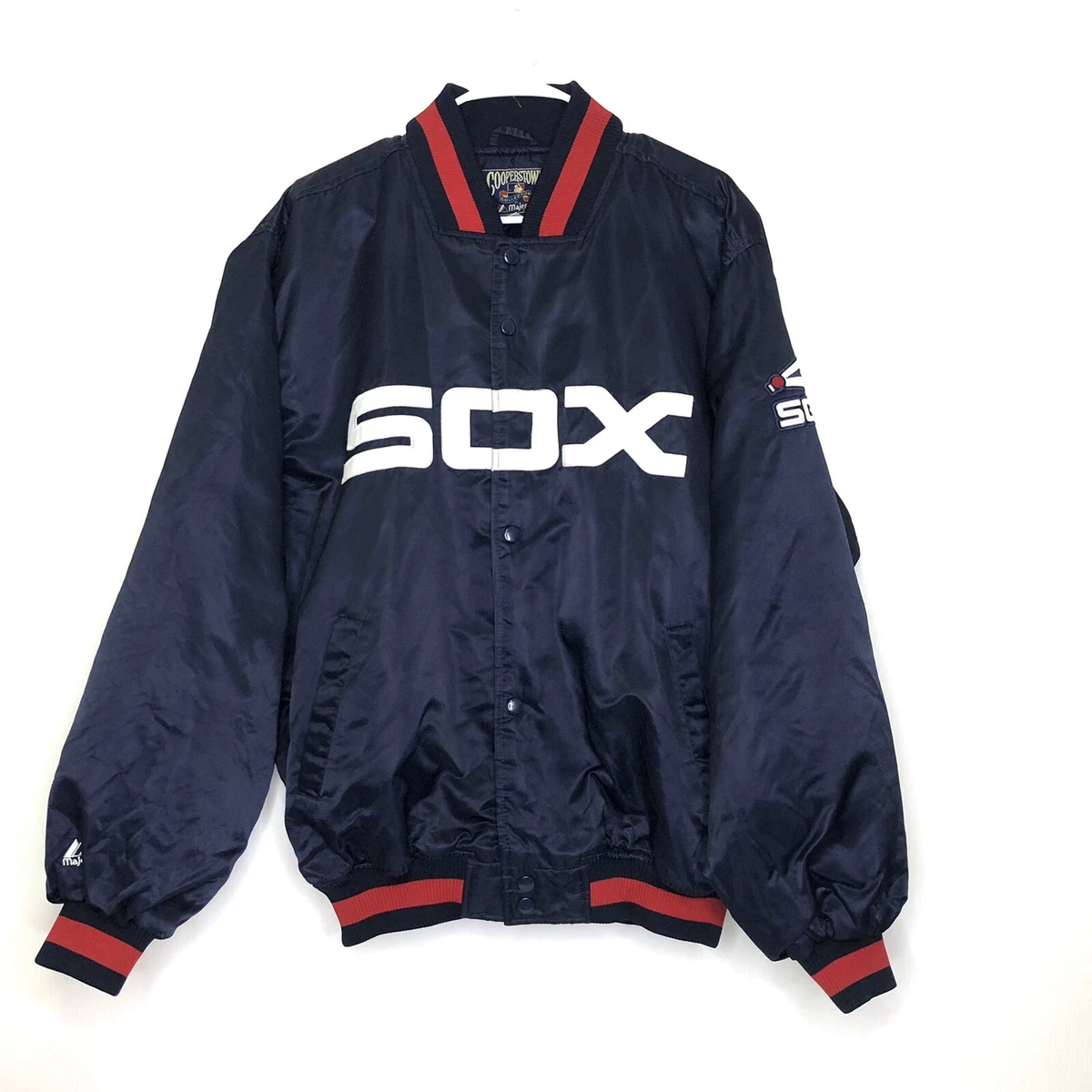 Chicago White Sox Bomber Jacket Mens XL Satin Majestic Cooperstown  Collection | eBay