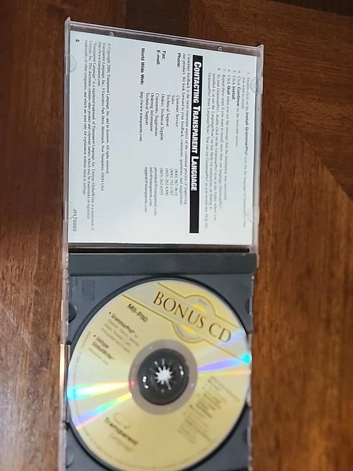 Transparent Language Bonus CD CD-Rom  Software - Image 2 of 4
