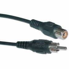 1 RCA Audio / Video Extension Cable, RCA Male to RCA Female 6 FT, 12 FT, 25 FT