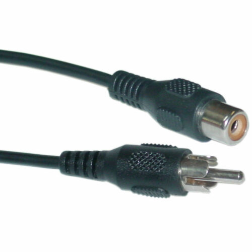 1 cable de extensión de audio/video RCA, RCA macho a RCA hembra 6 pies, 12 pies, 25 pies - Imagen 1 de 1