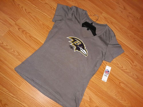 NFL Baltimore Ravens Damen Shirt Größe Small V-Ausschnitt Brandneu mit Etikett - Bild 3 von 11