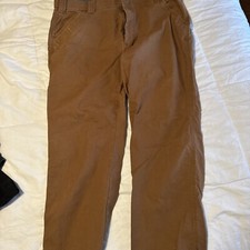 Men's Size 36 X 30 Coleman Stretch Utility Work Pant Copper Brown Tear Resistant