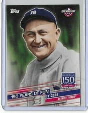 2019 Topps Opening Day 150 Years of Fun #YOF-1 Ty Cobb Detroit Tigers