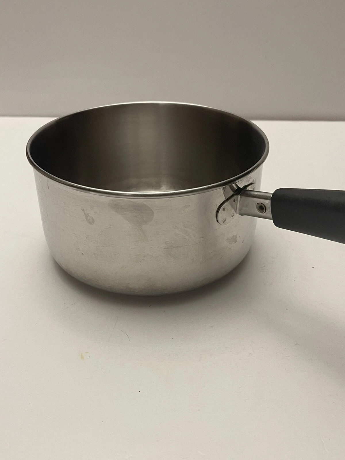 Vintage Ecko Flint Sauce Pan - 3 Quart - Stainless Steel Copper Bottom