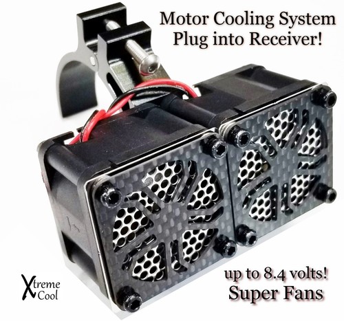 RCP Xtreme Cool Motor Bracket (2) 4028 High Speed Fans 8V 28cfm Xtreme Cooling - 第 1/24 張圖片