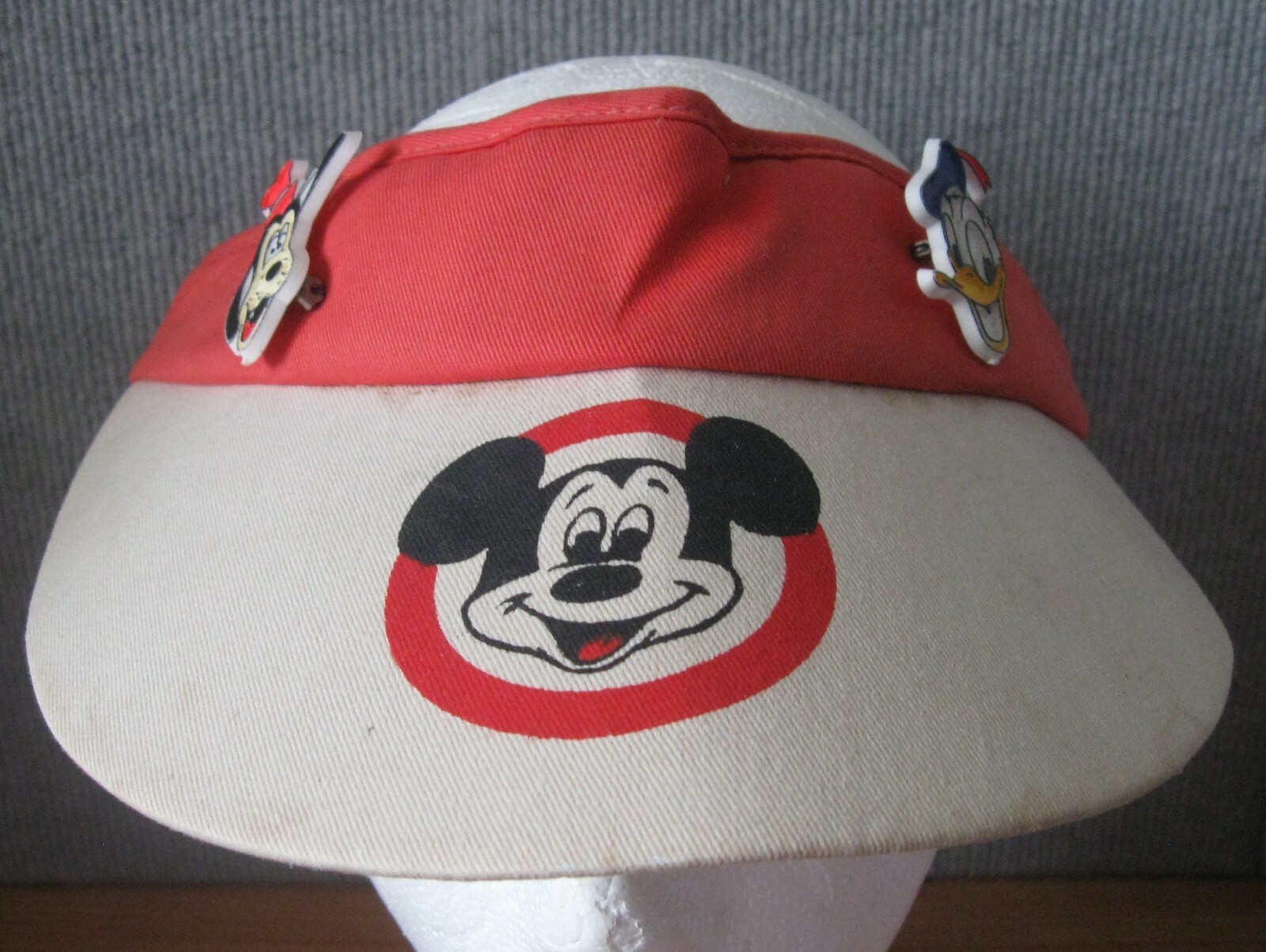 Vintage Mickey MouseDisney Golf Sun Visor (Hat) w/D… Gem